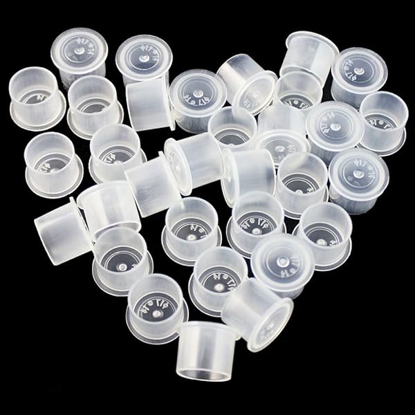 YouU 50 Stück Make-Up Pigmenttinte Becher – Wiederverwendbar, Mit Deckel
