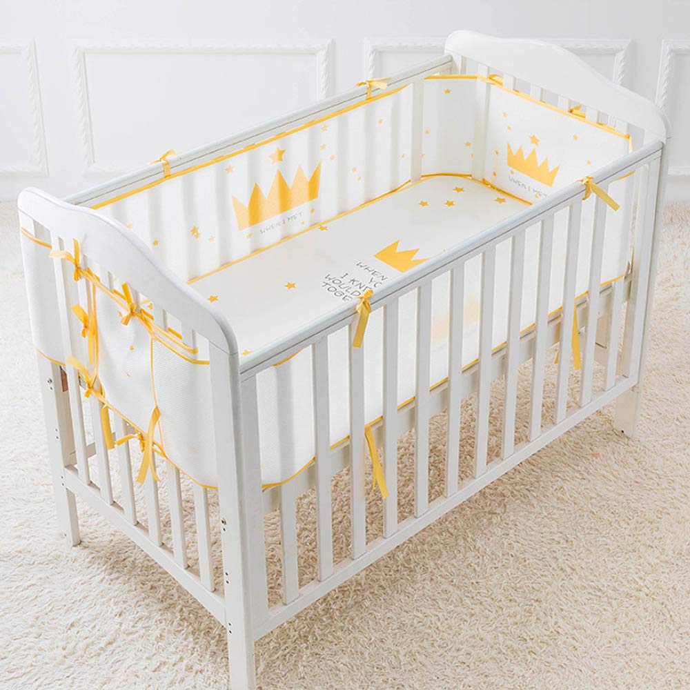 breathable padded crib bumper