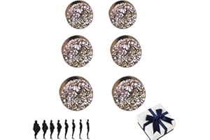 GLIART Earallure Magnetic Earrings, Lymphvity Magnetherapy Germanium Earrings, Ear Allure Lymphvity Magnetic Therapy Earrings, Non Piercing Acupressure Crystal Earrings