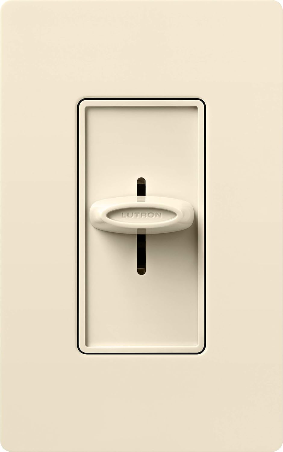 Lutron SFSQ-F-LA Skylark 1.5-Amp Single Pole Slide-To-Off 3-Speed Fan Control, Light Almond - Ceiling Fan Wall Controls - 
