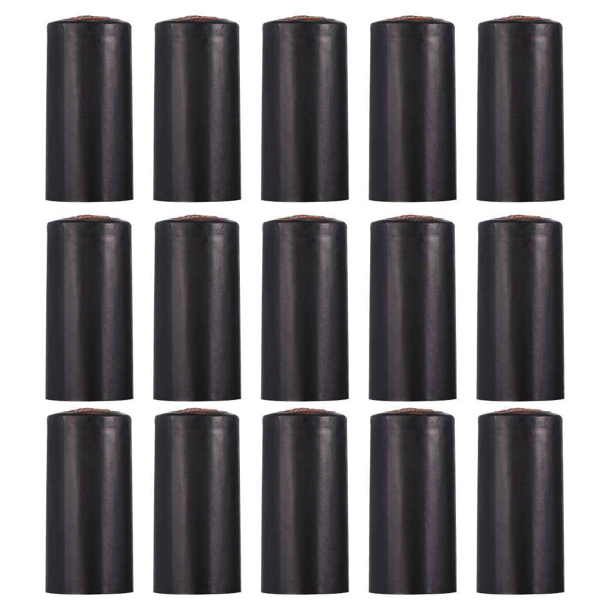 STOBOK 100pcs PVC Heat Shrink Capsules Wine Bottle Seal Capsules Wine Shrink Wrap Cap for Wine Cellars Bottle