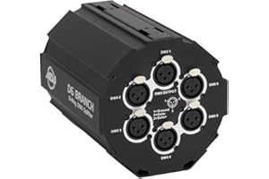 ADJ American DJ Supply D6 Branch 6 Way DMX-512 Splitter and Amplifier Truss Mount 3-Pin to 3-Pin
