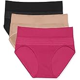 Warner's womens Warners Blissful Benefits Dig-free Seamless Hipster 3-pack Ru7323w