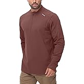VANLENS Stretch FR Shirts for Men Lightweight Quarter Zip Up Pullover for Summer CAT2