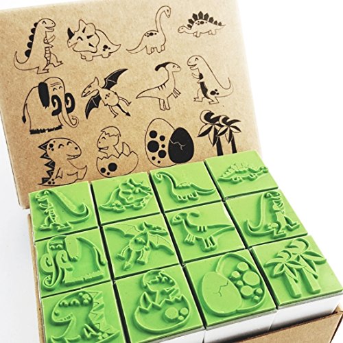 Dinosaur Rubber Stamps Kritters in the Mailbox Dinosaur Rubber Stamp