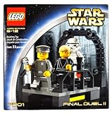 Lego Year 2002 Star Wars Series Movie Scene Set # 7201 - FINAL DUEL II with Walkway on the Second Death Star Plus Luke Skywalker as Jedi Knight, Imperial Officer and Stormtrooper Minifigures (Total Pieces: 23)