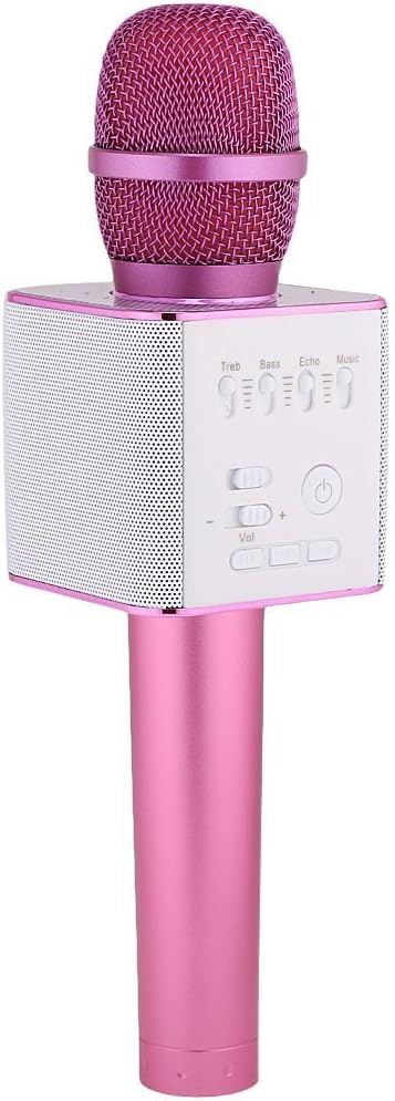 Willdo Wireless Karaoke Microphone, Q9 Wireless Karaoke Singing Machine with Handheld Speaker for Android/Iphone/Any Smartphone and PC