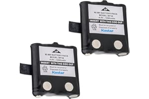 Kastar 2-Pack Ni-MH 4.8V 1000mAh Two-Way Radio Battery Replacement for Uniden BP38, BP-38, BP39, BP-39, BP40, BP-40, Uniden BT537, BT1013, BT-537, BT-1013, FPB9404, GMR635, GMR635-2CK, GMR638, GMR645