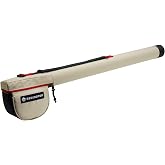 Redington Fly Rod Travel Case, Plastic Reinforced Caps, Adjustable Shoulder Strap