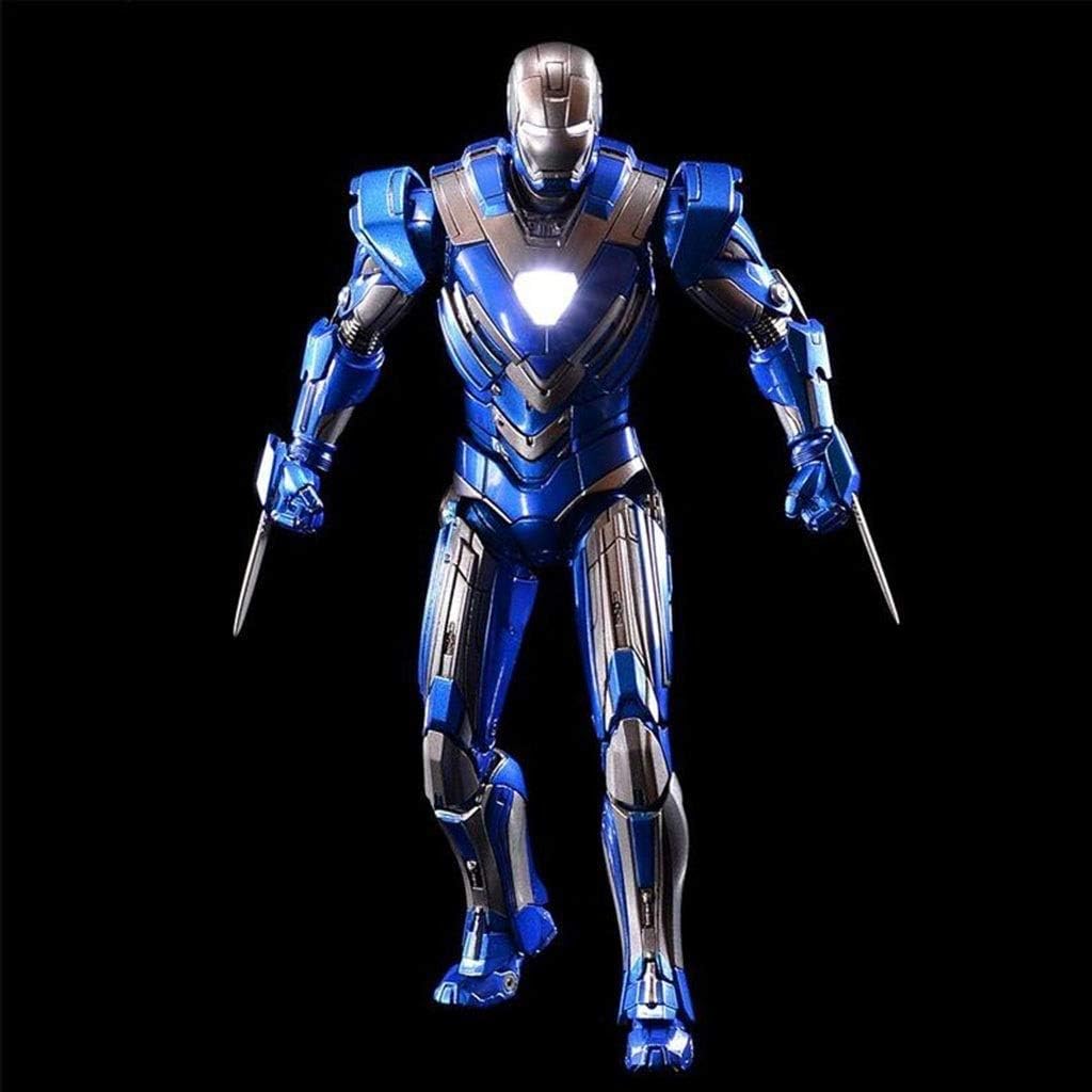 QYF Titan Hero Iron Man Marvel Legends Series Toy Model -MK50 Boy Toy -Joint Movable Marvel Infinity War Figure Children's Birthday Gift Collection-15cm