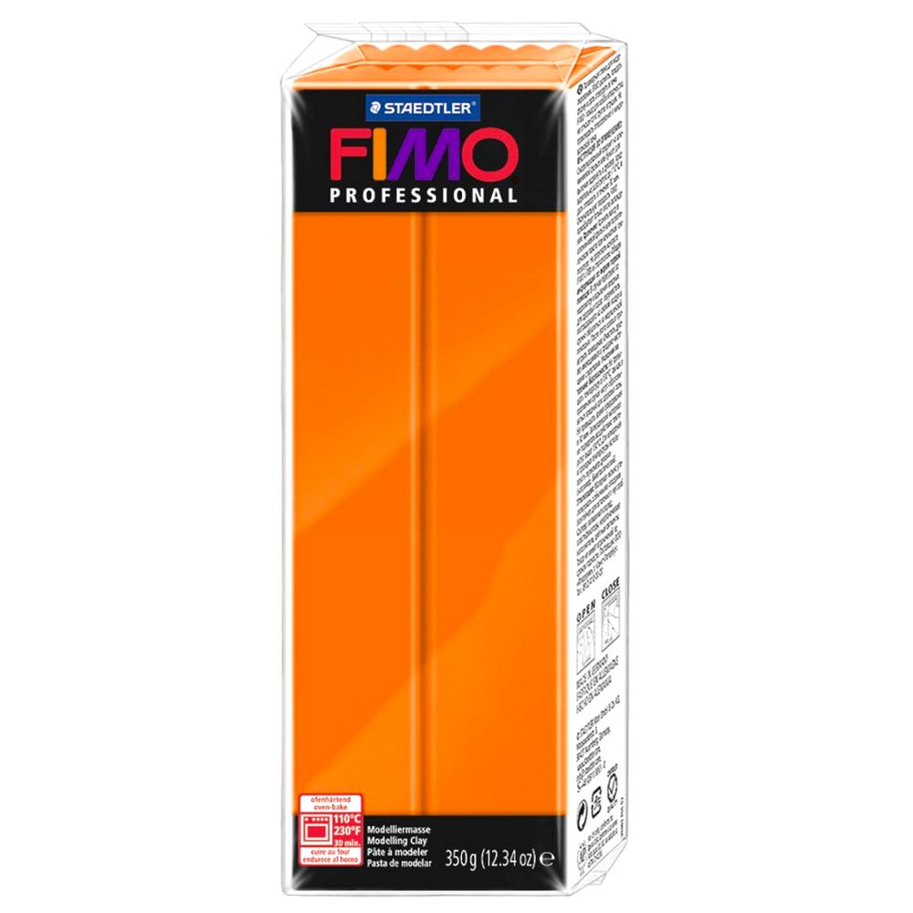 Fimo Professional Modelling Clay, Orange, 350 g
