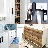 LONTAN 4 Pack Black Kitchen Handles 160mm Cupboard Drawers 12mm Ø view 6