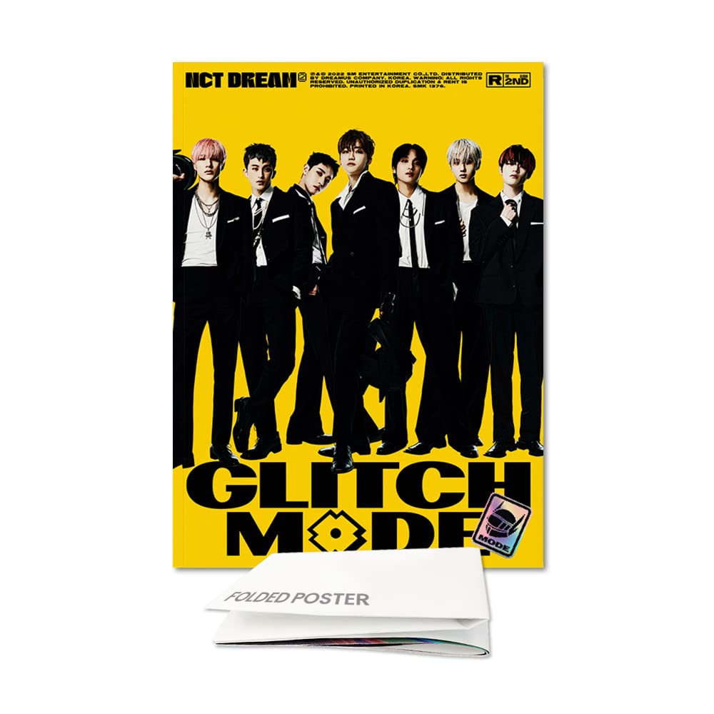 DREAMUS NCT Dream – Glitch Mode the 2nd Photobook Album Version (A ver), Gold, (SMK1376)