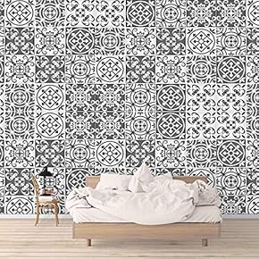 Wall Mural Beautiful Pattern of Mosaic Removable Self-Adhesive Large Wallpaper - 66x96 inches