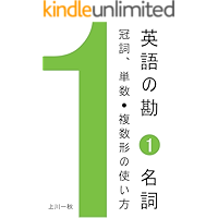 Eigo no kan ichi meishi kanshi tansuu hukusuukei no tsukaikata (Nippondream) (Japanese Edition) book cover