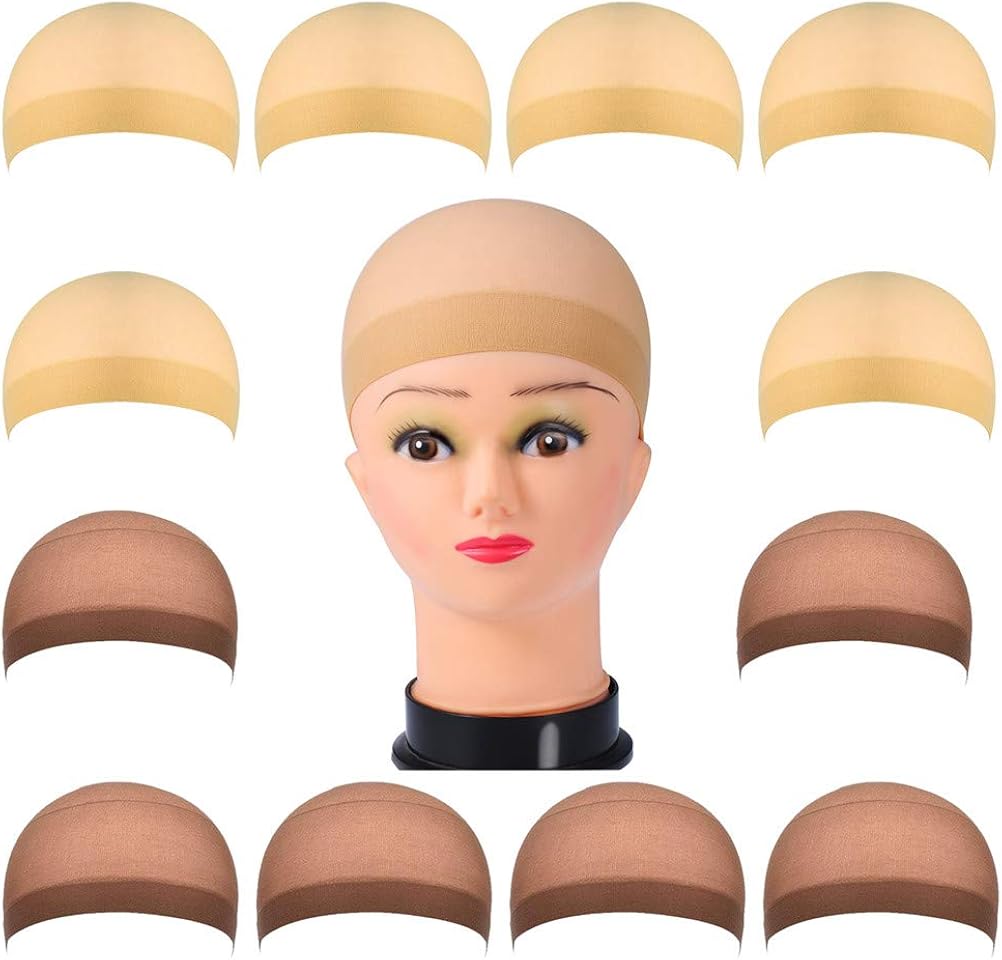 jemous Wig Cap Neutral Mesh Light Stocking Wig Caps Stretchy Nylon Wig
