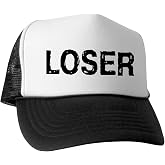 CafePress Loser Trucker Hat Trucker Cap Adjustable Snapback Trucker Hat