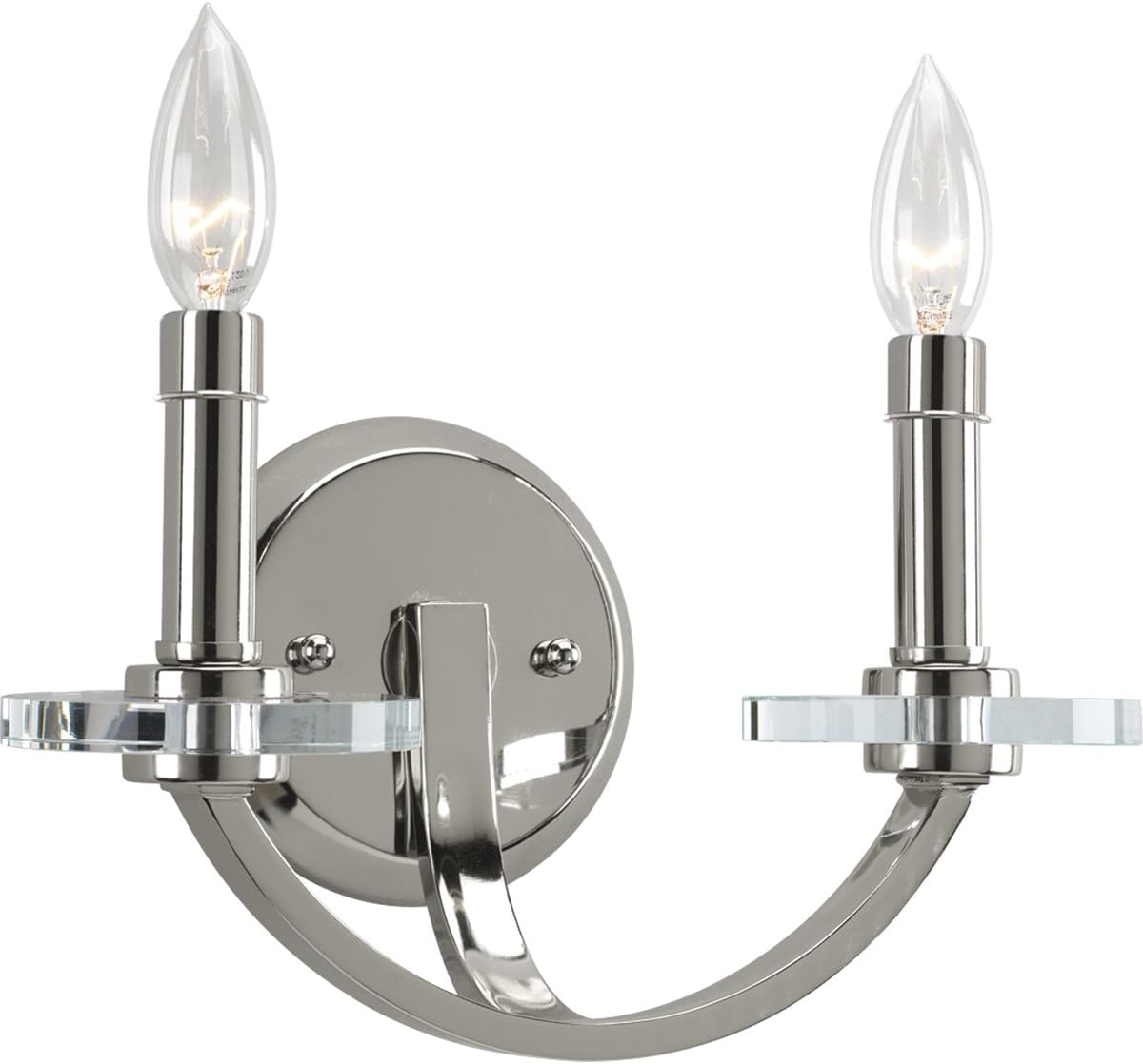 Best Progress Lighting Nisse Collection 1-Light Polished Nickel Mini Pendant