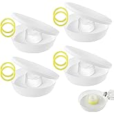 Upgraded Rapid Bee Top Feeder with Anti-Drowning Sponge Rings, Round Hive Top Feeders for 8-Frame and 10-Frame Bee Hives (4 Pack)