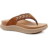 KuaiLu Womens Fashion Orthotic Flip Flops Ladies Athletic Thick Cushion Recovery Thong Sandals Slip On Memory Foam Walking Sandles With Comfortable Plantar Fasciitis Arch Support