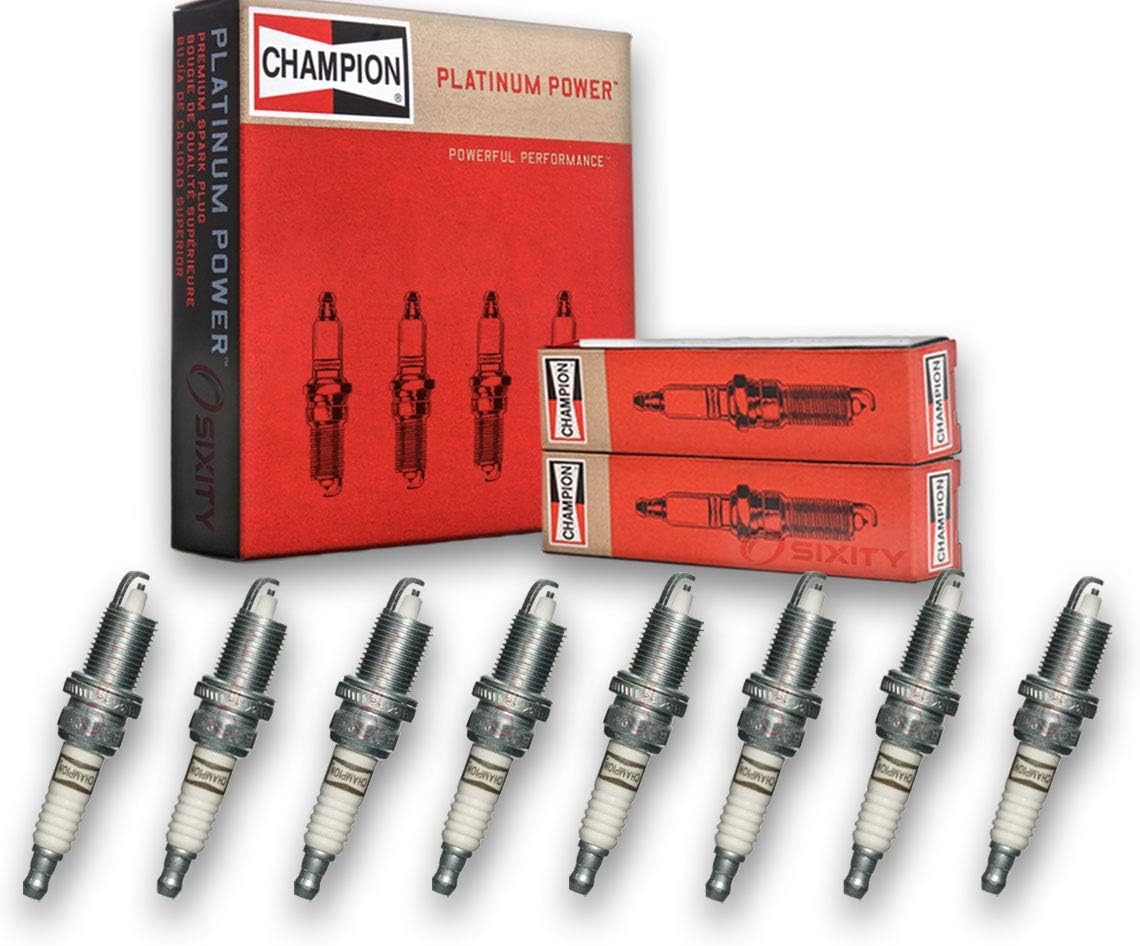 8 pc Champion Platinum Spark Plugs for 19972003 Dodge Dakota Pre Gapped Ignition