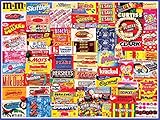 White Mountain Puzzles Vintage Candy Wrappers - 300 Piece Jigsaw Puzzle