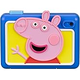 ekids Peppa Pig Kids Camera with SD Card, Digital Camera for Kids with Video Recording and Built-in Digital Stickers, Peppa Pig Toys Make Great Stocking Stuffers for Kids