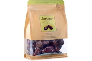 Jomara Organic Khidri Dates 14oz (400g) | No Sugar Added, Natural Dates, Healthy Treat for Snacking, Natural Source of Fiber and Antioxidants, Vegan, Gluten Free, Paleo, Dairy Free