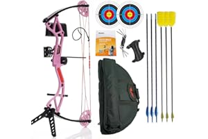 ANNASTAR Linkboy Kids Compound Bow Set 10-20 lbs Tension is Suitable for Ages 5-15