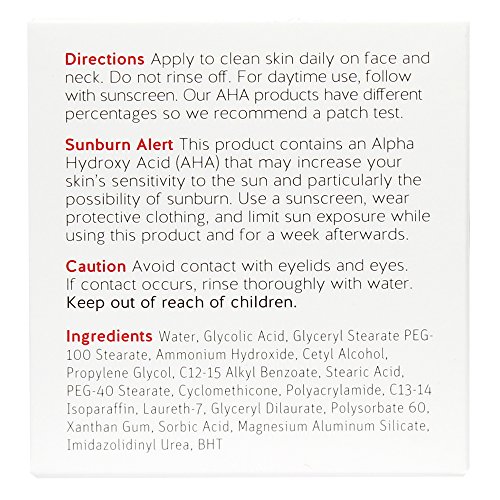 Alpha Skin Care Essential Renewal Cream with 10% Glycolic AHA, fragrance-free and paraben-free, 2 Ounce (Packaging May Vary)