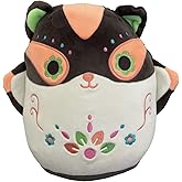 Squishmallows 8" Halloween - Officially Licensed Kellytoy Plush - Collectible Soft & Squishy Stuffed Animal Toy - Gift for Kids, Girls & Boys - 8 inch (Day of The Dead Elvio The Possum)
