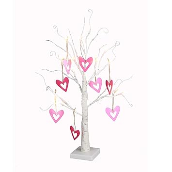 Amazon Com Eambrite 2ft 24lt White Birch Tree Warm White Light