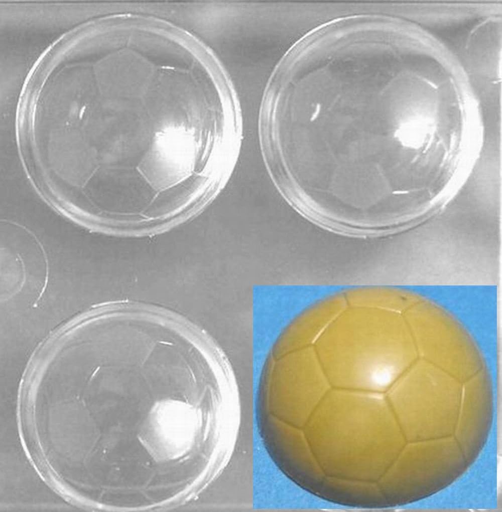 Amazon Pc使用チョコレートモールド サッカーボール型 アトリエハウス 飴 チョコレート型