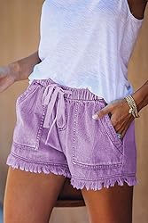 YOCUR Cute Jeans for s Trendy Tassel Short Jeans