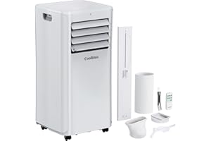 Coolblus A016B-07KR A016B-07KR-02 Portable Air Conditioner, 12000BTU, Off- White