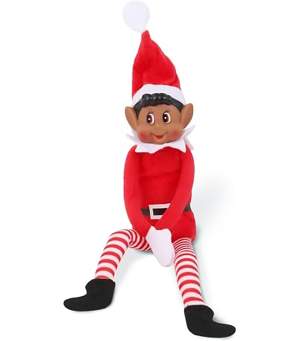 Lot De 2 Elfes Chenapans Fille Et Garçon 30 Cm - Jouets Noël