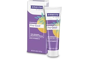 Emerita by Life-flo Pro-Gest Balancing Cream with Vitamin D - Progesterone Cream for Women - The Original Balancing Cream with USP Progesterone from Wild Yam - 60-Day Guarantee, Fragrance Free, 4oz