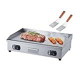 GARVEE 29" Commercial Electric Griddle, 110V, 3000W