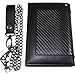 Carbon Fiber RFID Blocking Anti-Theft Passport Wallet w/ Removable Chain