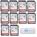 SanDisk Ultra 16GB (10 Pack) Class 10 SDHC Genuine Flash Memory Card (SDSDUNC-016G-GN6IN) Bundle with Everything But Stromboli Card Reader primary