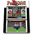 Targa Metallica Decorativa Keviewly 20x30 Cm – Retro Arcade Game Punch Out – Arte Da Parete Vintage
