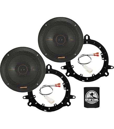 Kicker DSC65 Factory Speaker Replacement For Toyota Tundra 2003-2014 – (2) Speaker Package By Harmony