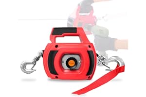 YATOINTO Drill Winch 1000LBS, Portable Mini Drill Winch, Drill Powered Winch with 40 Feet Steel Wire, Hand Powered Winch for 