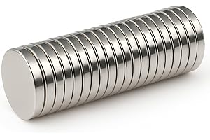 AOLVO Metal Collar Stay Magnets, Strong Magnets for Collar Stays Magnetic, Valued Pack in a Gift Box (Silver, 20Pcs)