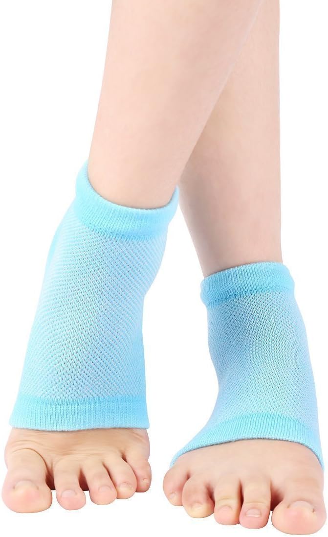 CIERIE Silicone Gel Heel Socks for Dry Hard Cracked Heel Repair Pad, Swelling & Pain Relief, Cushion Support, Foot Care, Ankle Protection, Plantar Fasciitis for Men and Women (Free Size,1 Pair)