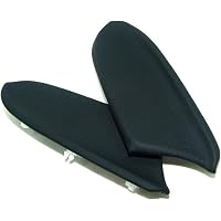 2-Piece Black Leather Armrest Lid Pad Set For 2008-2012 Honda Accord Front Doors 6 thumbnail image