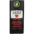 Herban Cowboy Women's Deodorant, Love, 2.8 Ounce