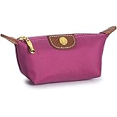 Zitokin Womens Unique Change Purse Vintage Nylon Zip Coin Wallet Mini Bag (Rose Purple)
