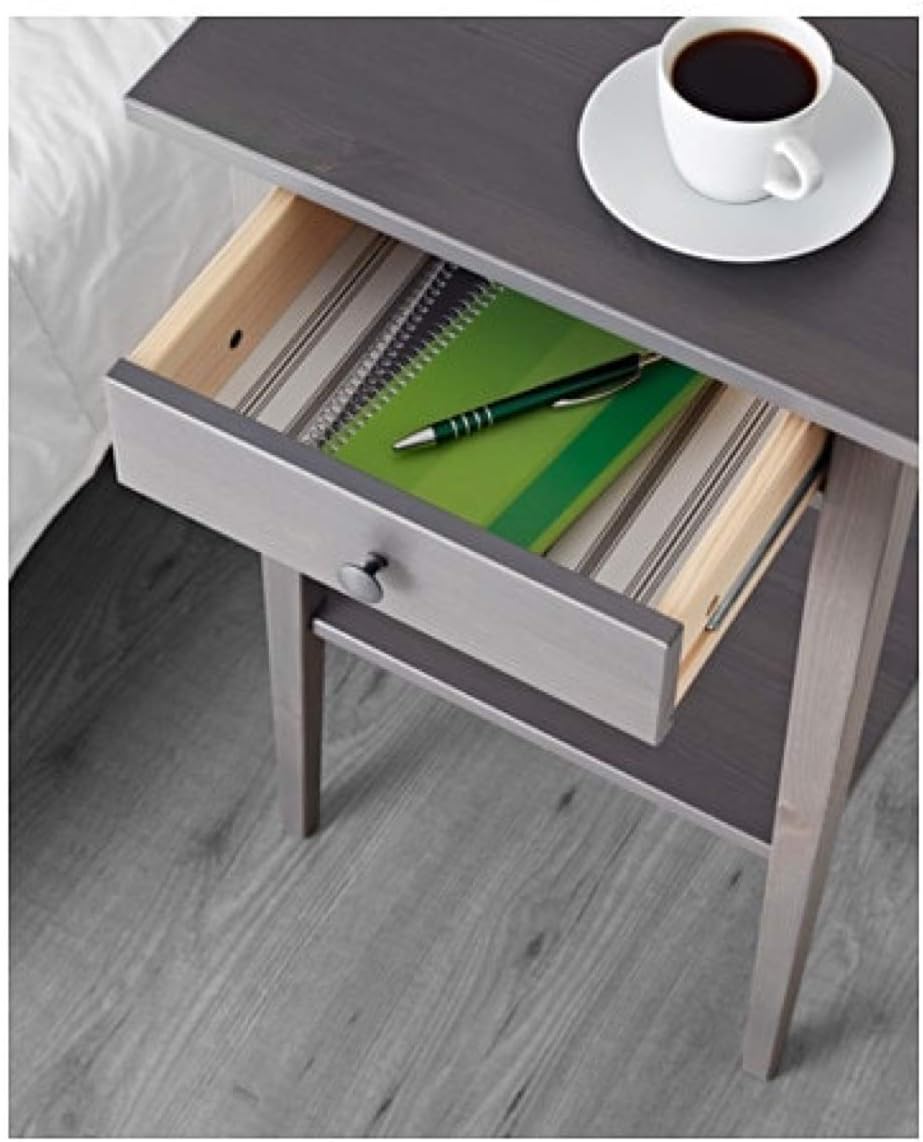 Amazon Com Ikea Hemnes Nightstand Gray Dark Gray Stained 003 817 35 Size 18 1 8x13 3 4 Kitchen Dining
