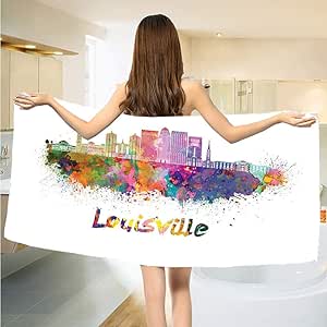 Toallas De Sudor para Gimnasio Salpicaduras De Pintura De Acuarela